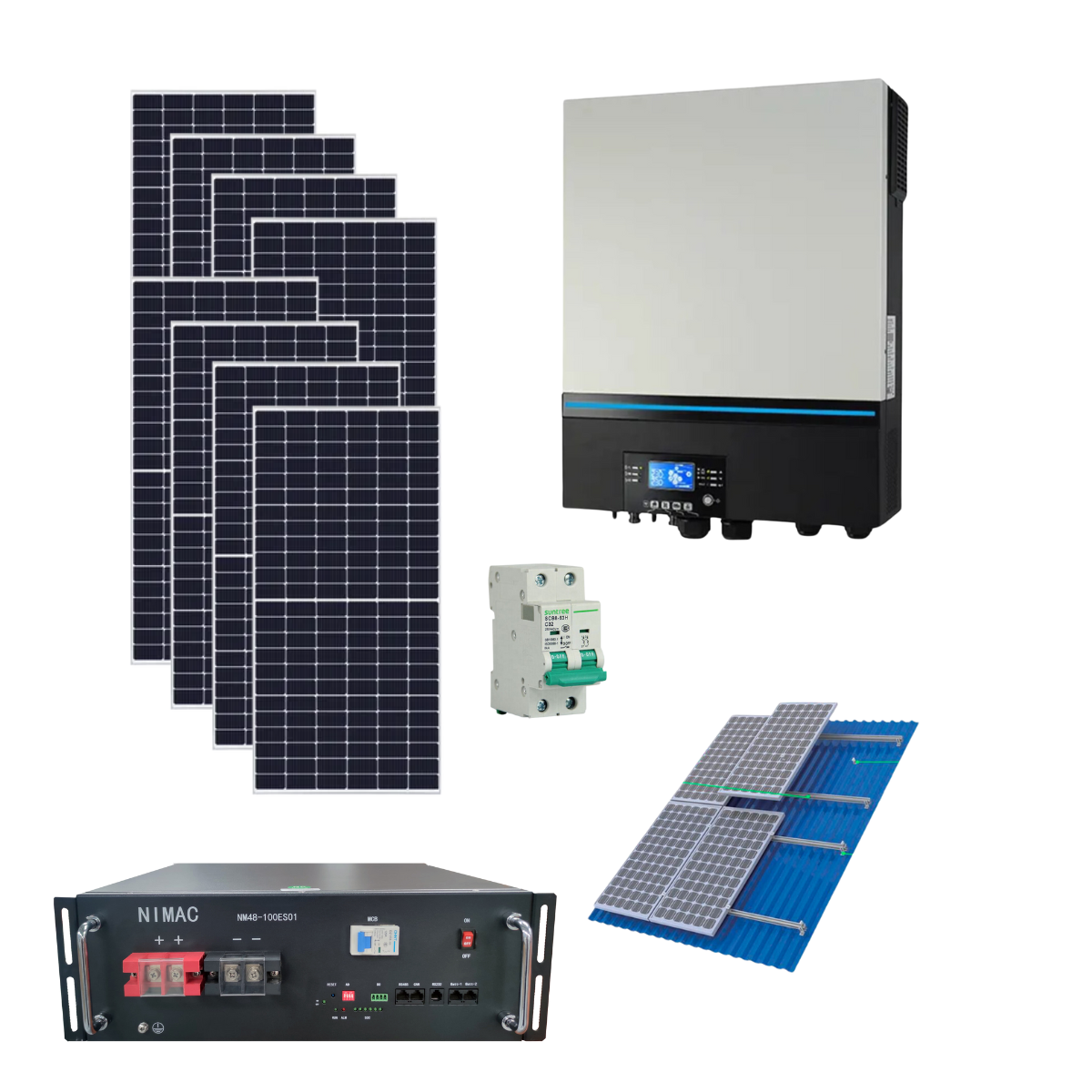 Kit Solar 8000W Los Andes